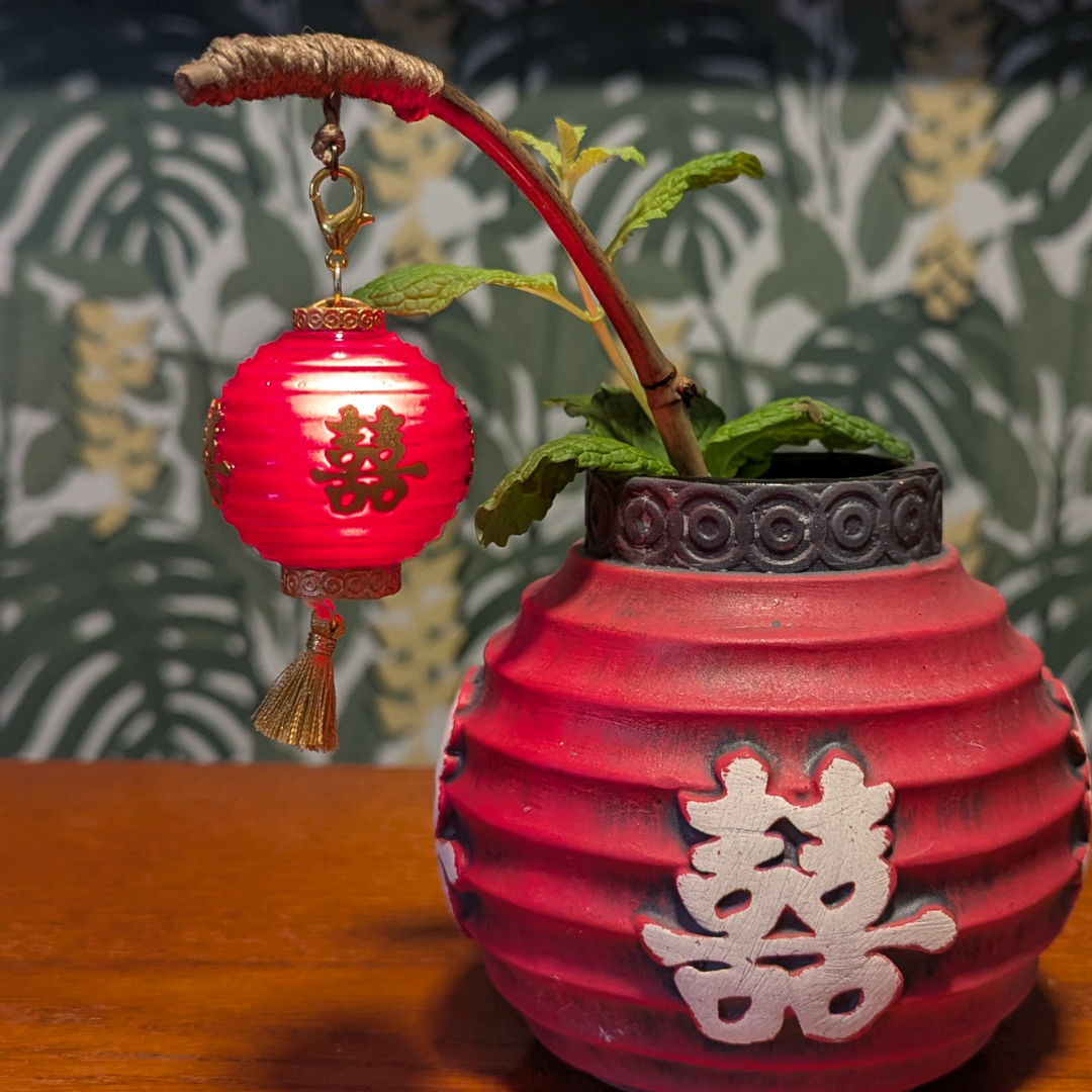 Red Joy Light Swizzles from Bare Bones Tiki Lit with Matching Mug from Taboo Relics