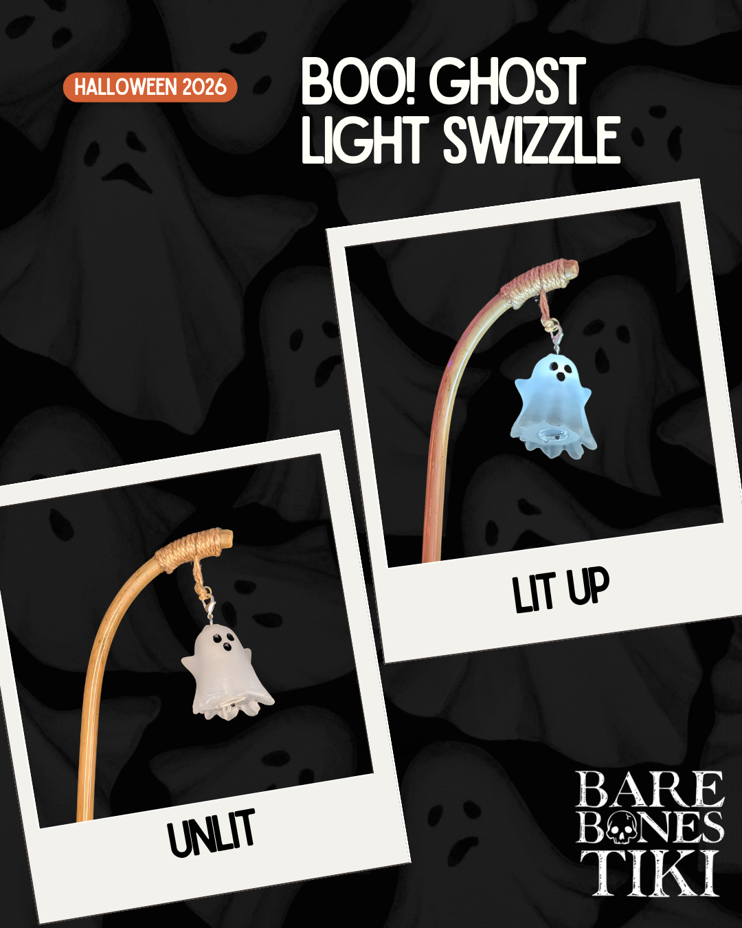 Halloween '26 Boo! Ghost Light Swizzle