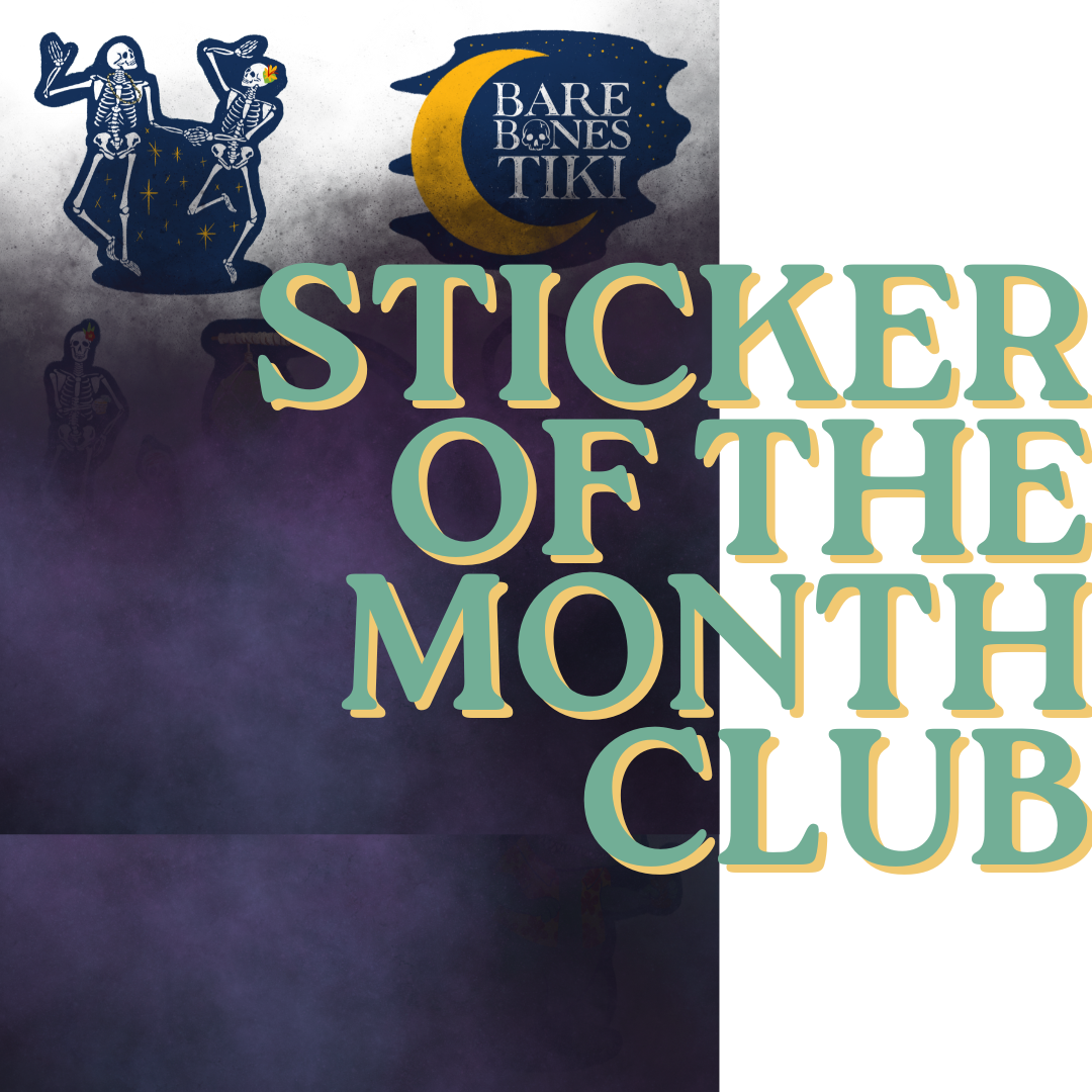 Bare Bones Tiki Sticker Club